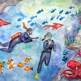 Балинова Ксения. Подводный мир